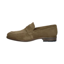 Leder Slip On Taupe