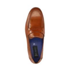 Leder Slip On Cognac -Schuhe Verkäufe 311 AS860 4100 6300 d