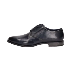 Leder Business Schnürer Dunkelblau