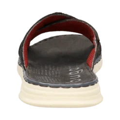 Leder Pantoletten Dunkelgrau -Schuhe Verkäufe 315 A3286 1469 1111 003