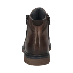 Leder Schnürstiefel Dunkelbraun -Schuhe Verkäufe 321 A0U3L 3500 6100 003