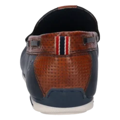 Leder Mokassin Dunkelblau -Schuhe Verkäufe 321 A2X62 1000 4100 003