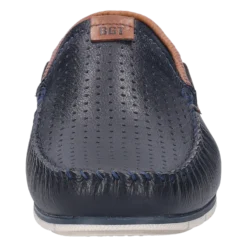 Leder Mokassin Dunkelblau -Schuhe Verkäufe 321 A2X62 1000 4100 005