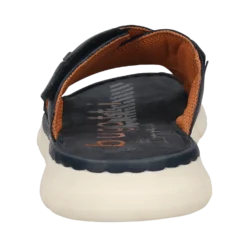 Leder Pantoletten Dunkelblau -Schuhe Verkäufe 321 AK084 1069 4141 003