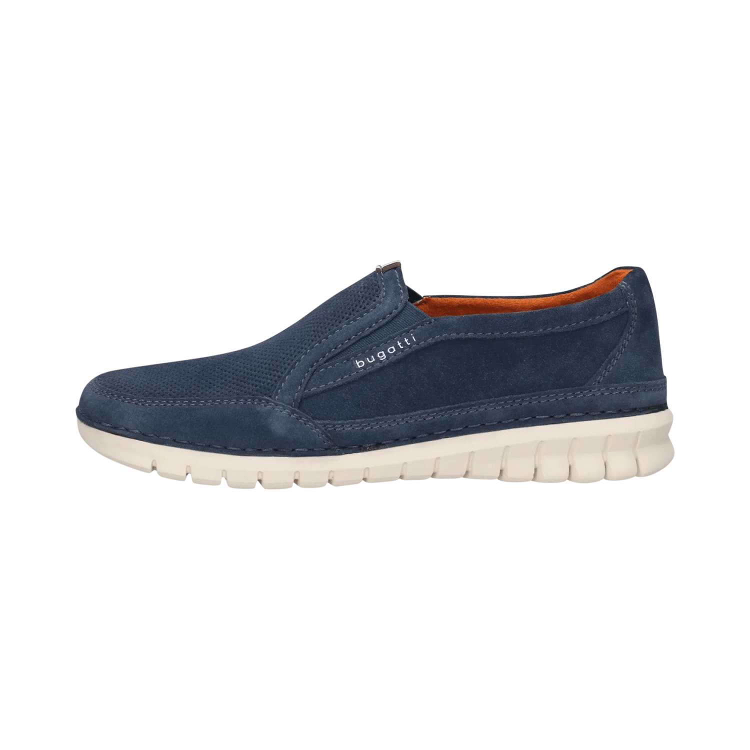Leder Slip On Blau 1 Leder Slip On Blau