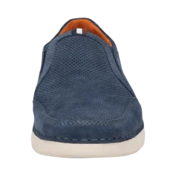 Leder Slip On Blau 11 Leder Slip On Blau -Schuhe Verkäufe 321 AKM61 1400 4000 005
