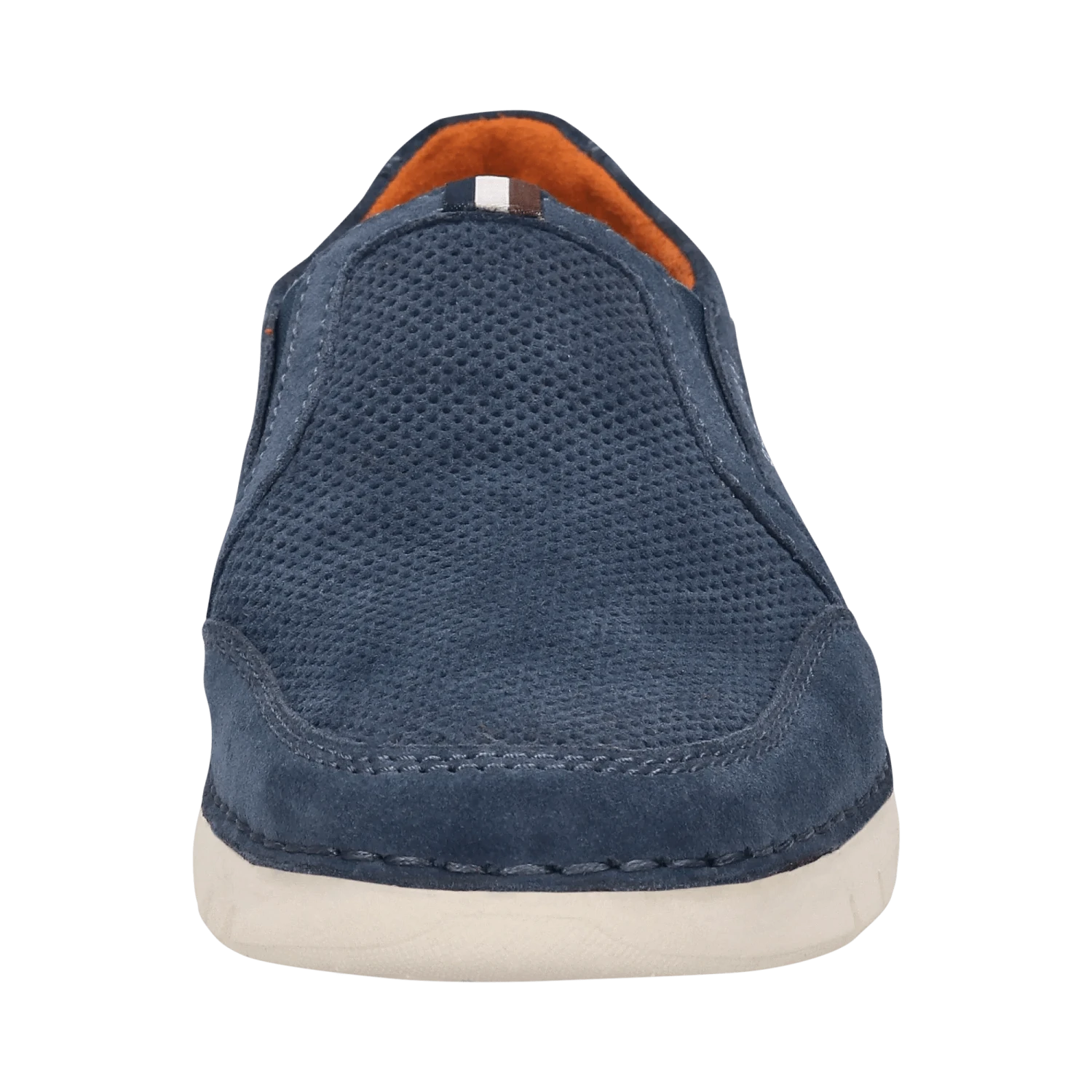 Leder Slip On Blau 5 Leder Slip On Blau – Bild 5
