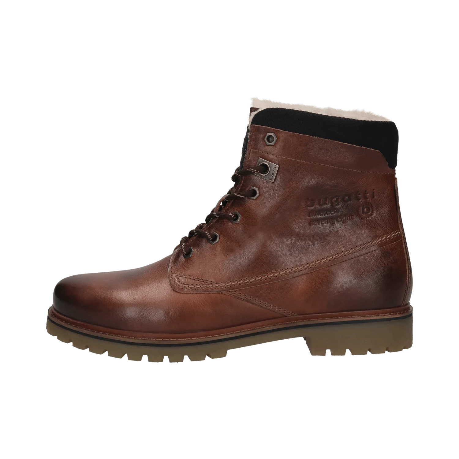 Leder Schnürstiefel Braun 1 Leder Schnürstiefel Braun