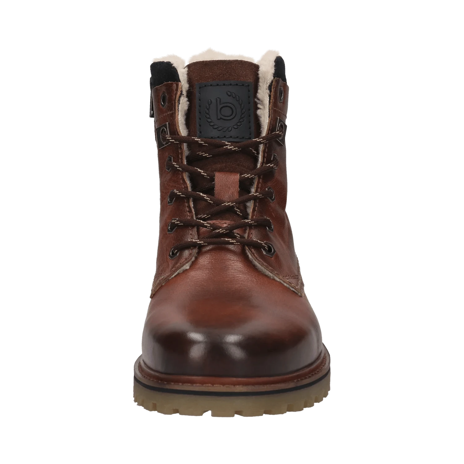 Leder Schnürstiefel Braun 5 Leder Schnürstiefel Braun – Bild 5