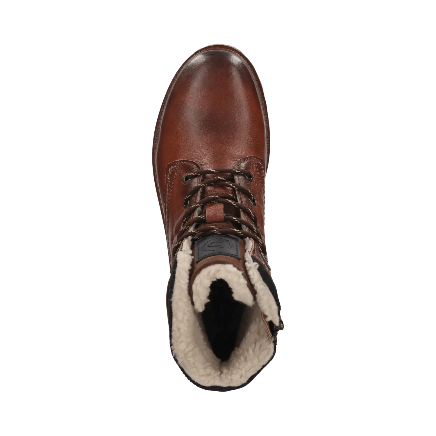 Leder Schnürstiefel Braun 6 Leder Schnürstiefel Braun – Bild 6