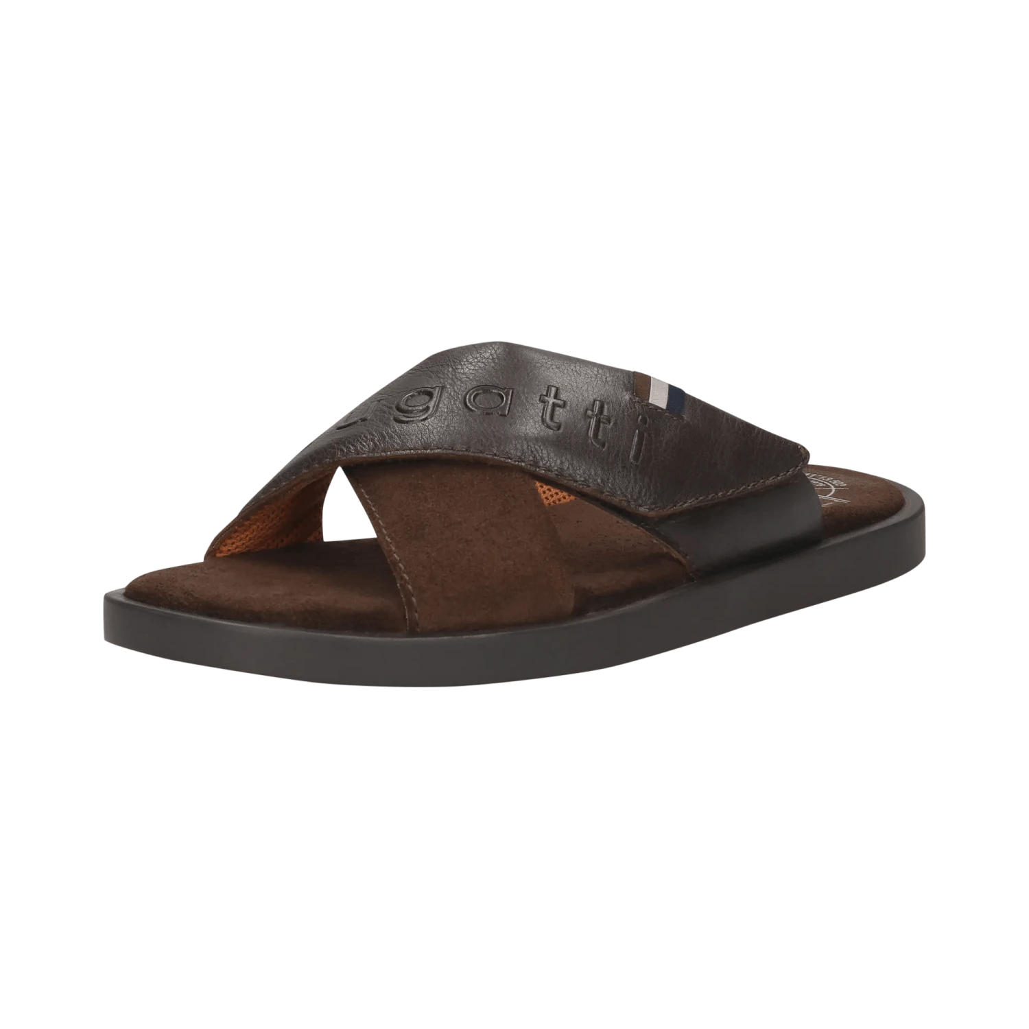 Leder Pantoletten Dunkelbraun 3 Leder Pantoletten Dunkelbraun – Bild 3