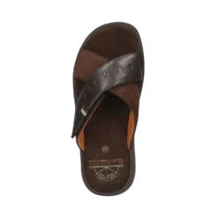 Leder Pantoletten Dunkelbraun 16 Leder Pantoletten Dunkelbraun -Schuhe Verkäufe 321 ART80 1014 6161 d