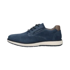 Leder Schnürer Blau