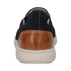 Leder Slip On Dunkelblau -Schuhe Verkäufe 321 AS561 1400 4100 003