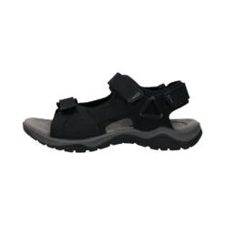 Leder Sandale Schwarz