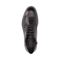 Leder Schnürstiefel Schwarz -Schuhe Verkäufe 331 8373E 4000 1000 d