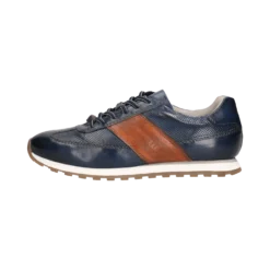 Leder Sneaker Dunkelblau