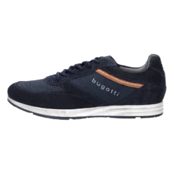 Leder Schnürer Dunkelblau