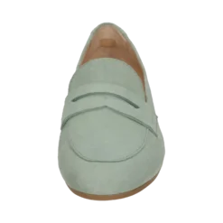 Leder Loafers Hellgrün -Schuhe Verkäufe 415 AQZ60 3400 7200 005