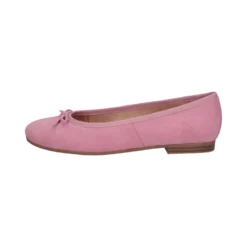 Leder Ballerina Rosa