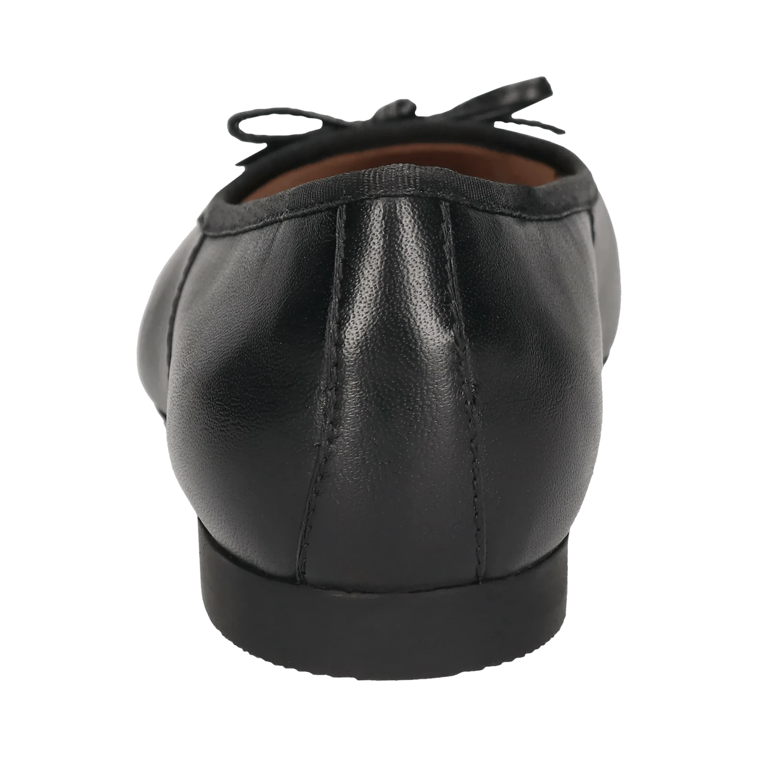 Leder Ballerina Schwarz 3 Leder Ballerina Schwarz – Bild 3