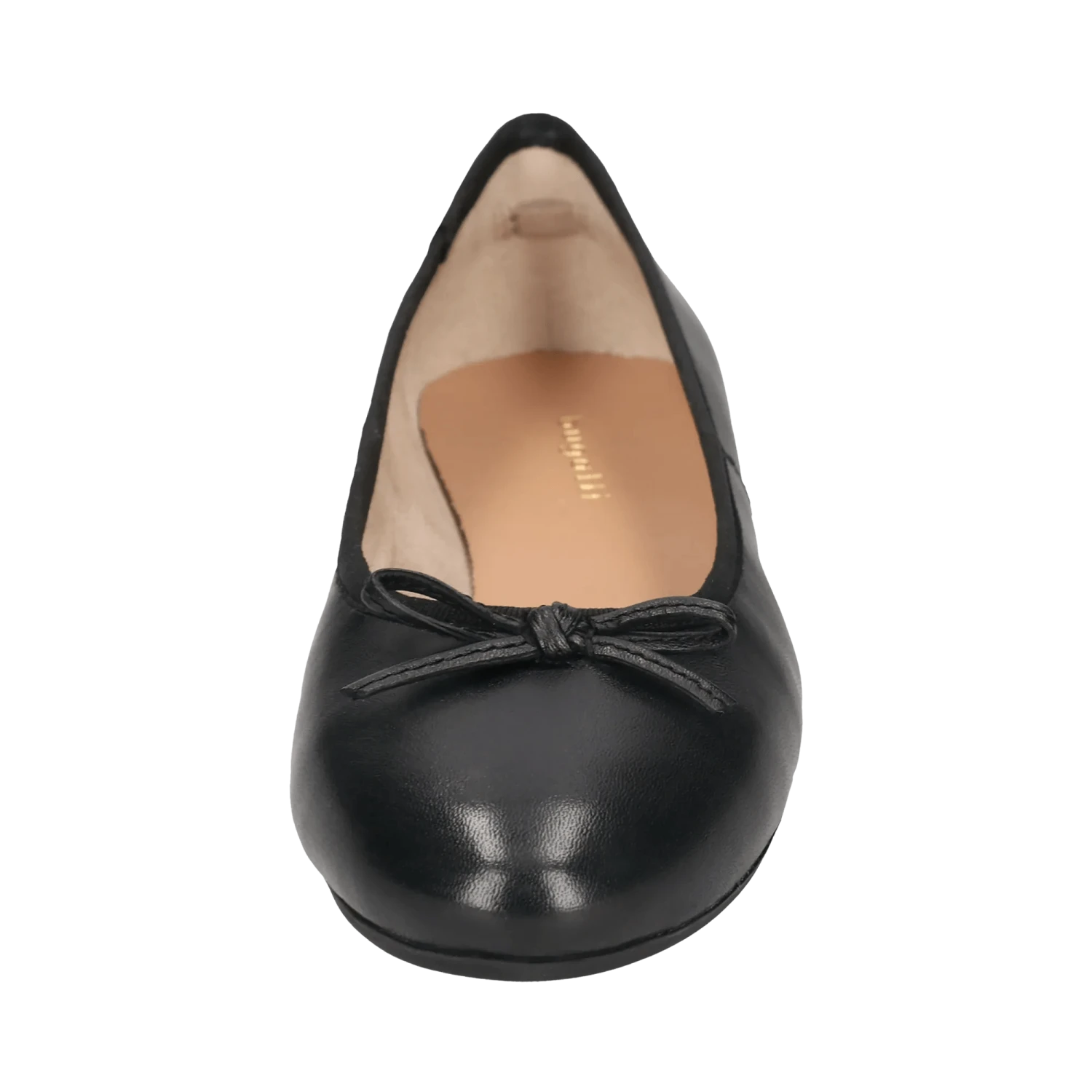 Leder Ballerina Schwarz 5 Leder Ballerina Schwarz – Bild 5