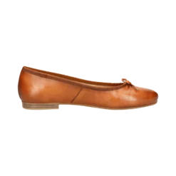 Leder Ballerina Cognac -Schuhe Verkäufe 415 AQZ61 4100 6300 004