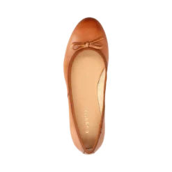 Leder Ballerina Cognac -Schuhe Verkäufe 415 AQZ61 4100 6300 d