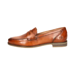 Leder Loafers Cognac