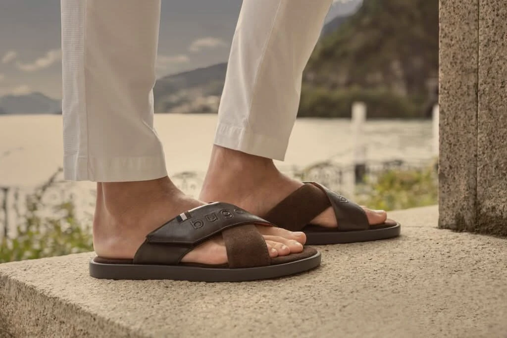 Leder Pantoletten Dunkelbraun 2 Leder Pantoletten Dunkelbraun – Bild 2