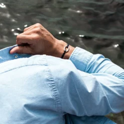 Mât -Schuhe Verkäufe ps1 horizontal maillon bleuetblanc H 4