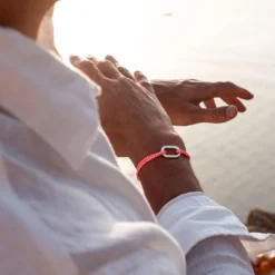 Tangon -Schuhe Verkäufe ps1 horizontal maillon rosefluoetblanc H 8